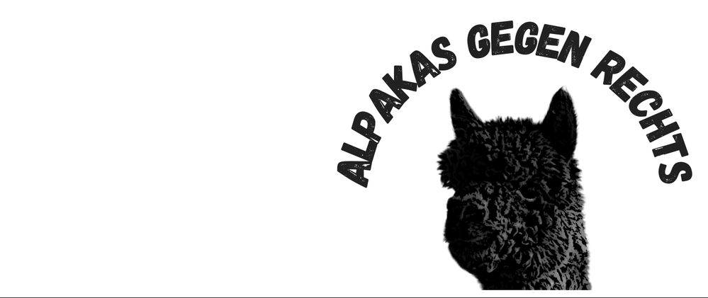 Alpakas gegen rechts - Linkshänder